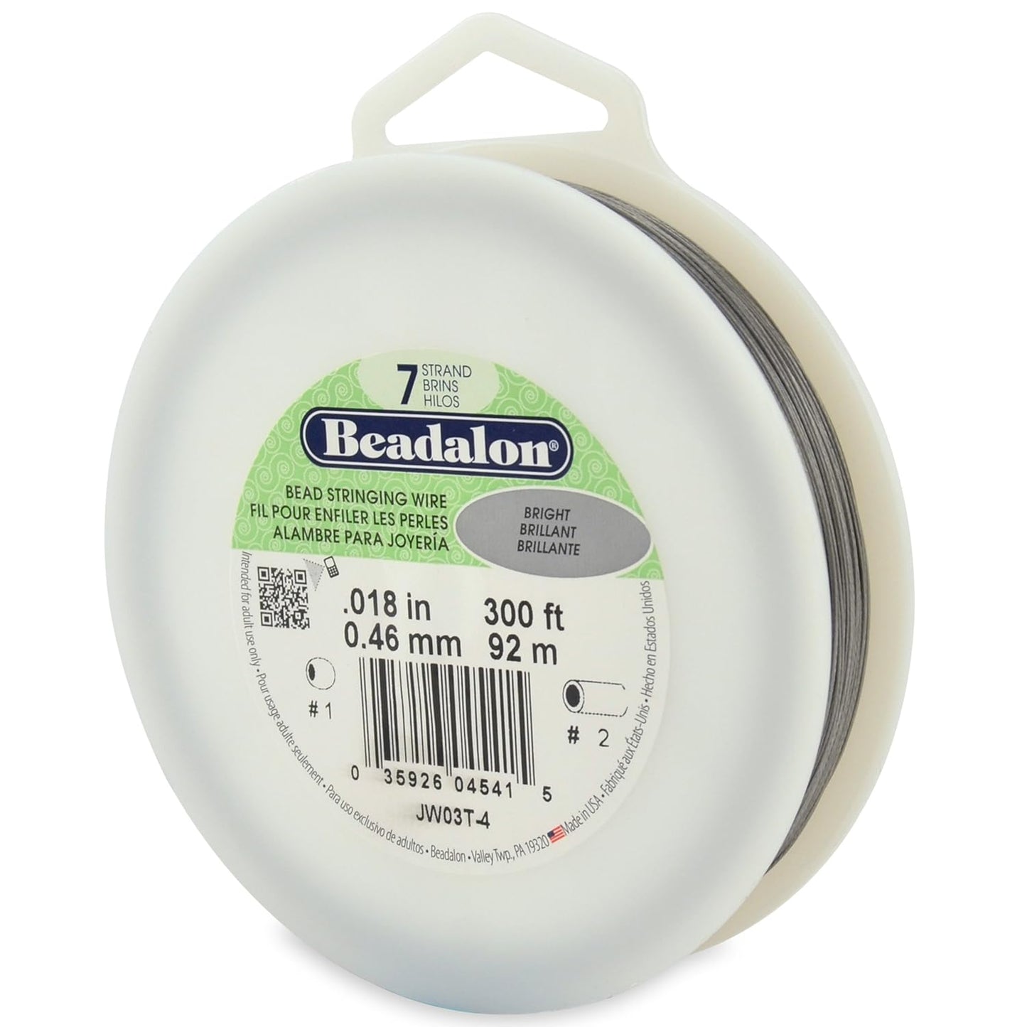 7 Strand Beadalon Stringing Wire, 300 ft / 91 m