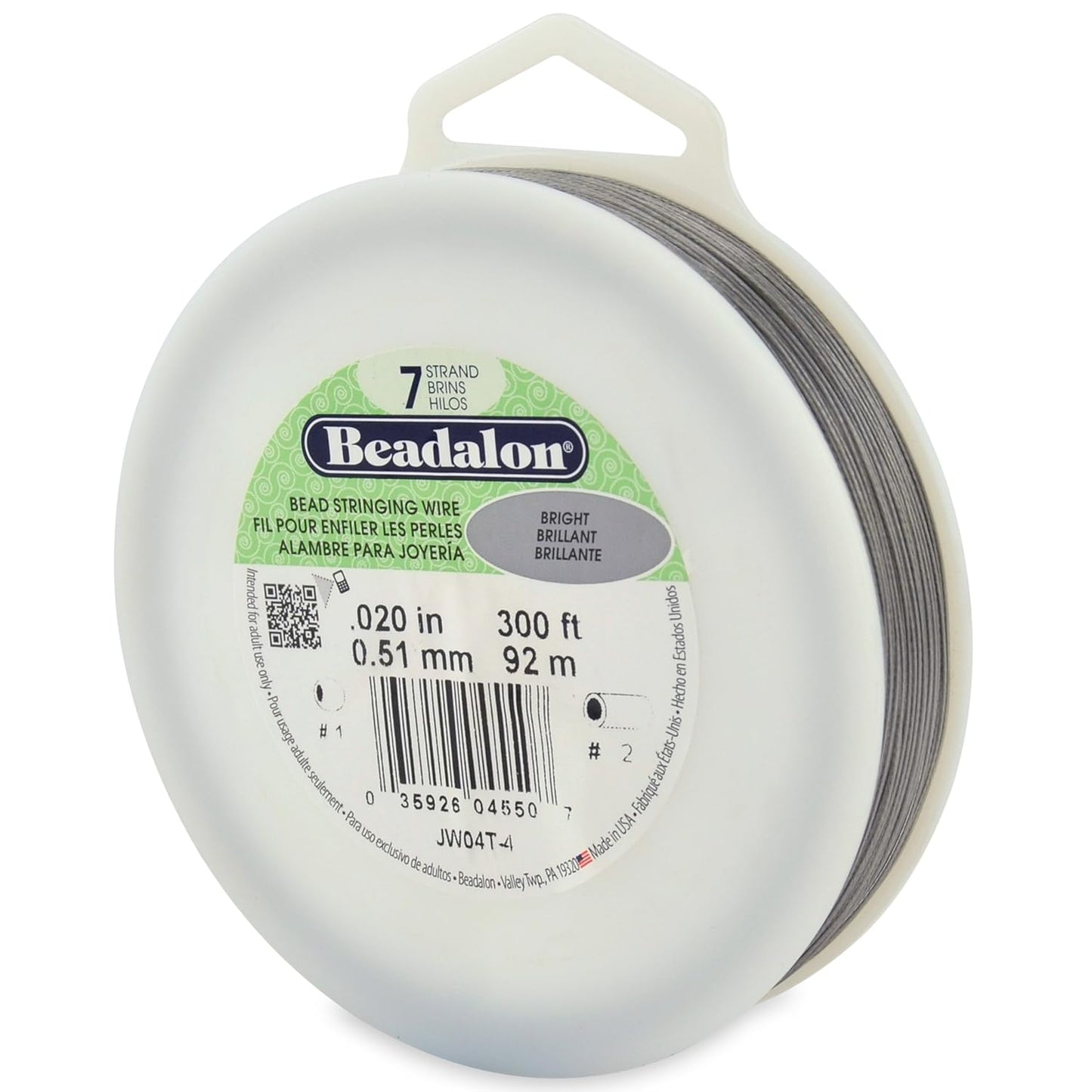 7 Strand Beadalon Stringing Wire, 300 ft / 91 m