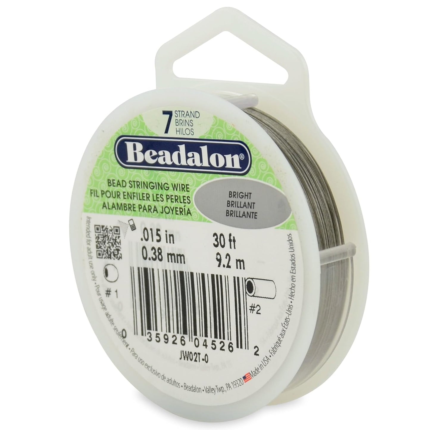 7 Strand Beadalon Stringing Wire, 30 ft / 9.2 m