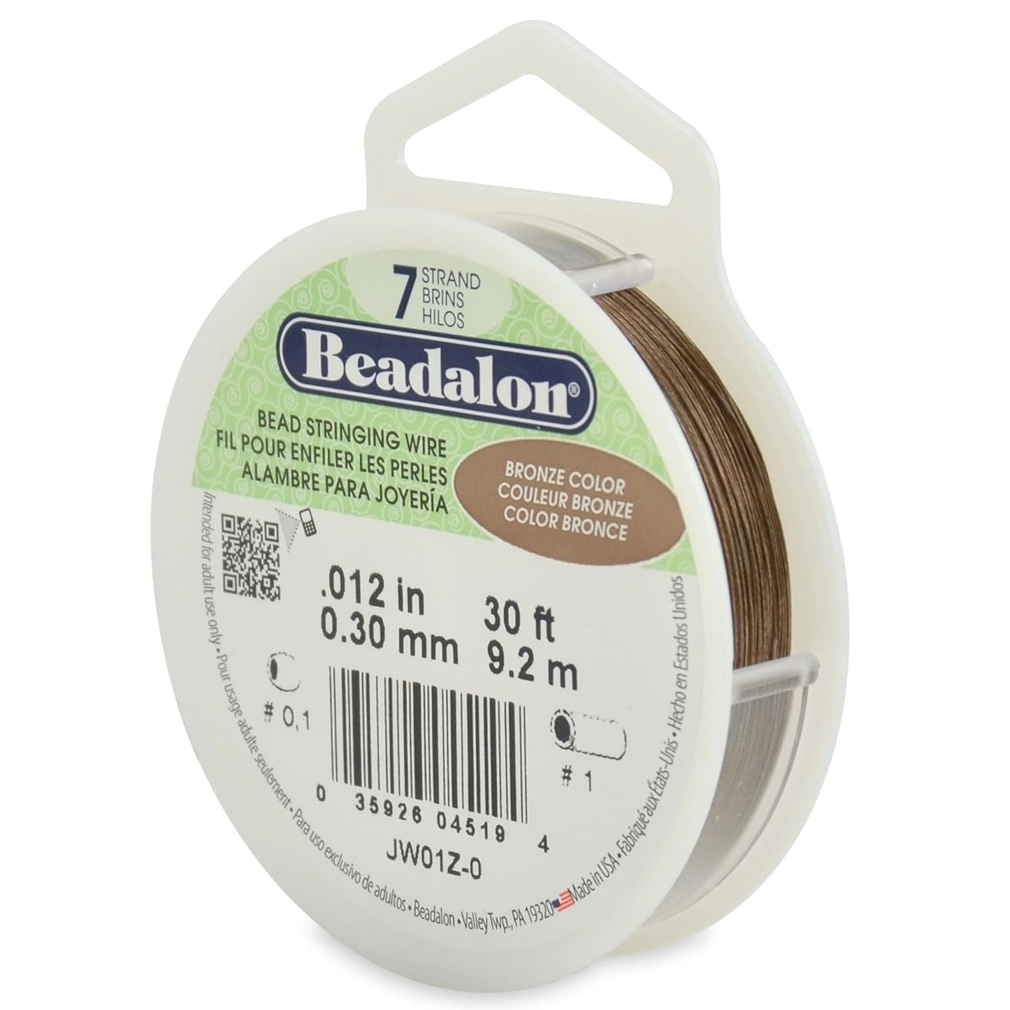 7 Strand Beadalon Stringing Wire, 30 ft / 9.2 m