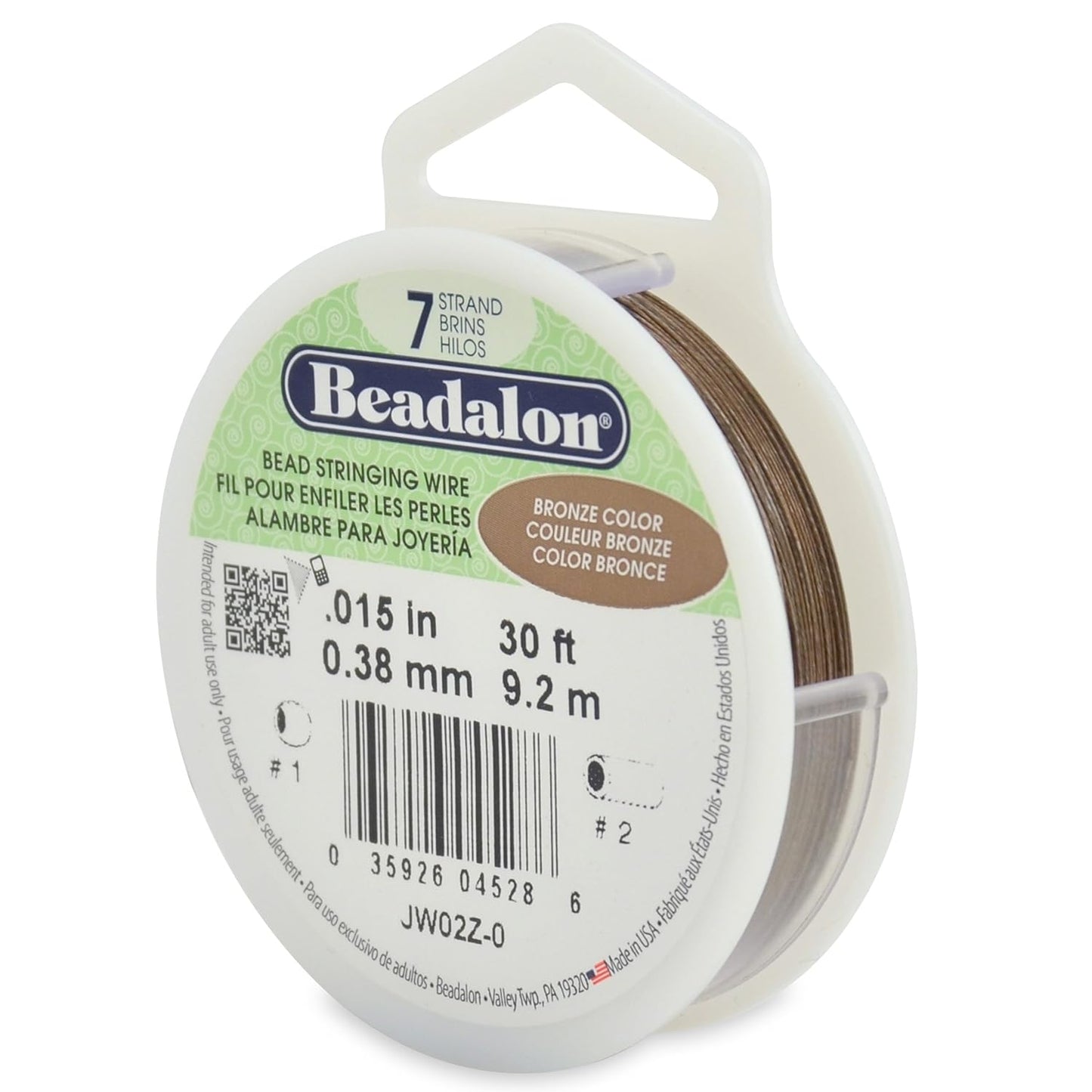 7 Strand Beadalon Stringing Wire, 30 ft / 9.2 m