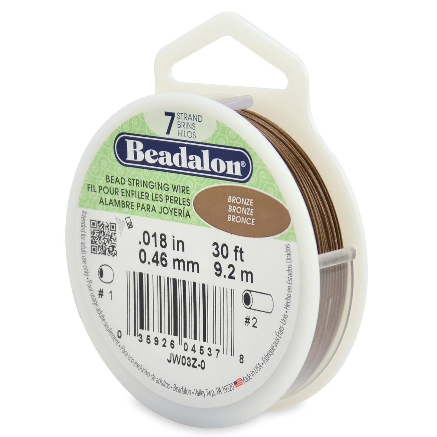 7 Strand Beadalon Stringing Wire, 30 ft / 9.2 m