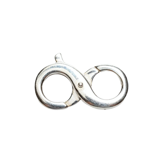 925 Sterling Silver Infinity Lobster Clasp