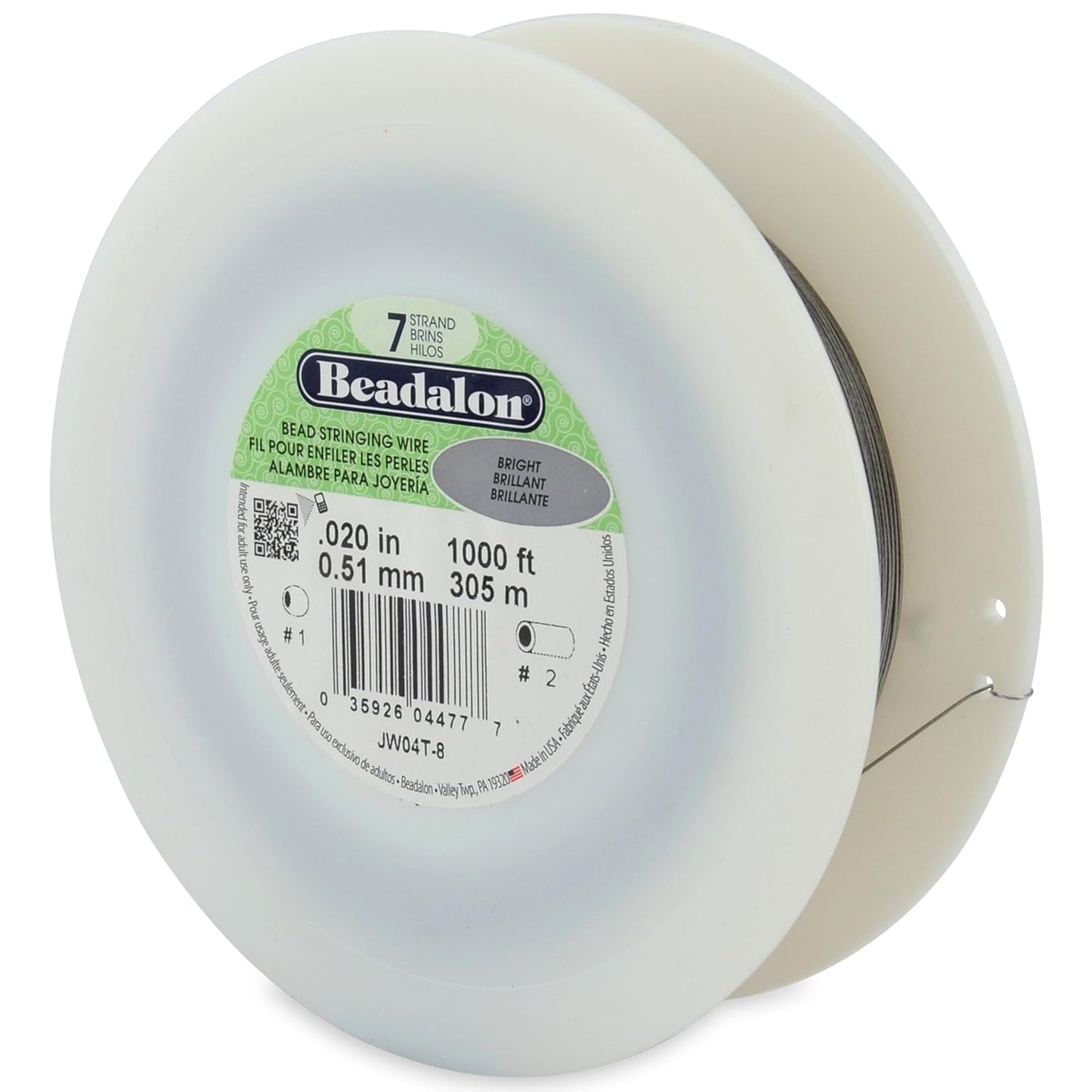 7 Strand Beadalon Stringing Wire, 1000 ft / 305 m