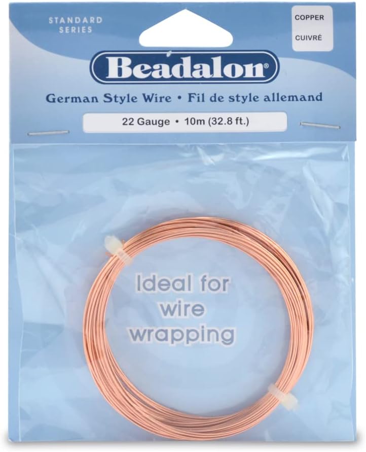 Beadalon German Style Wire for Jewelry Making, Round