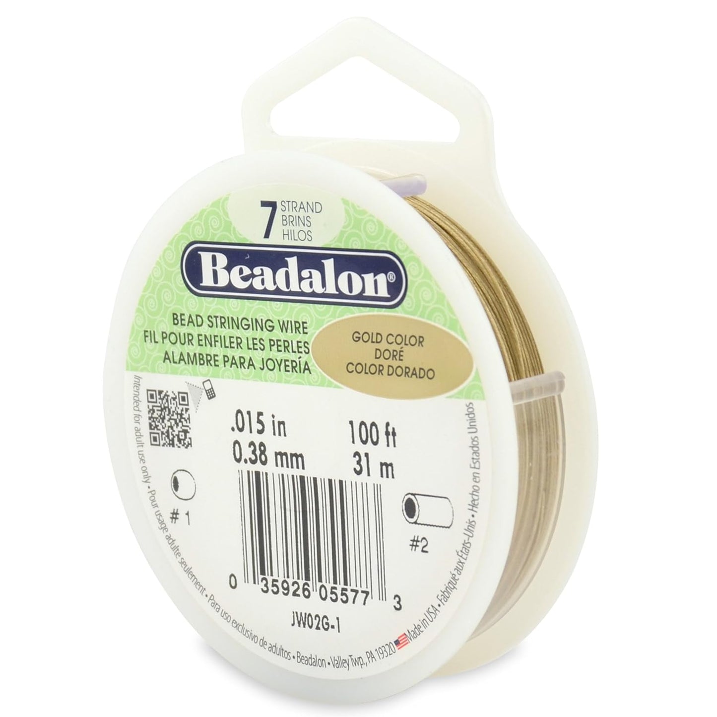 7 Strand Beadalon Stringing Wire, 100 ft / 31 m