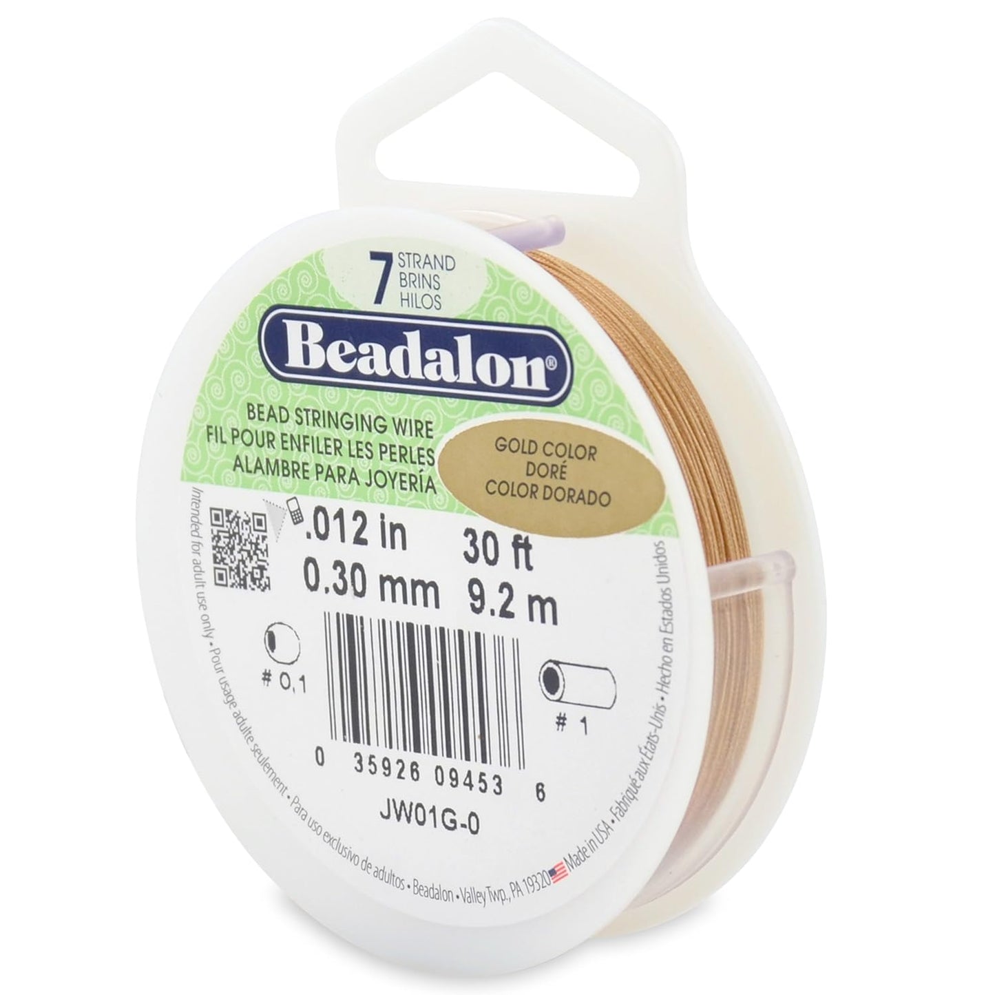 7 Strand Beadalon Stringing Wire, 30 ft / 9.2 m