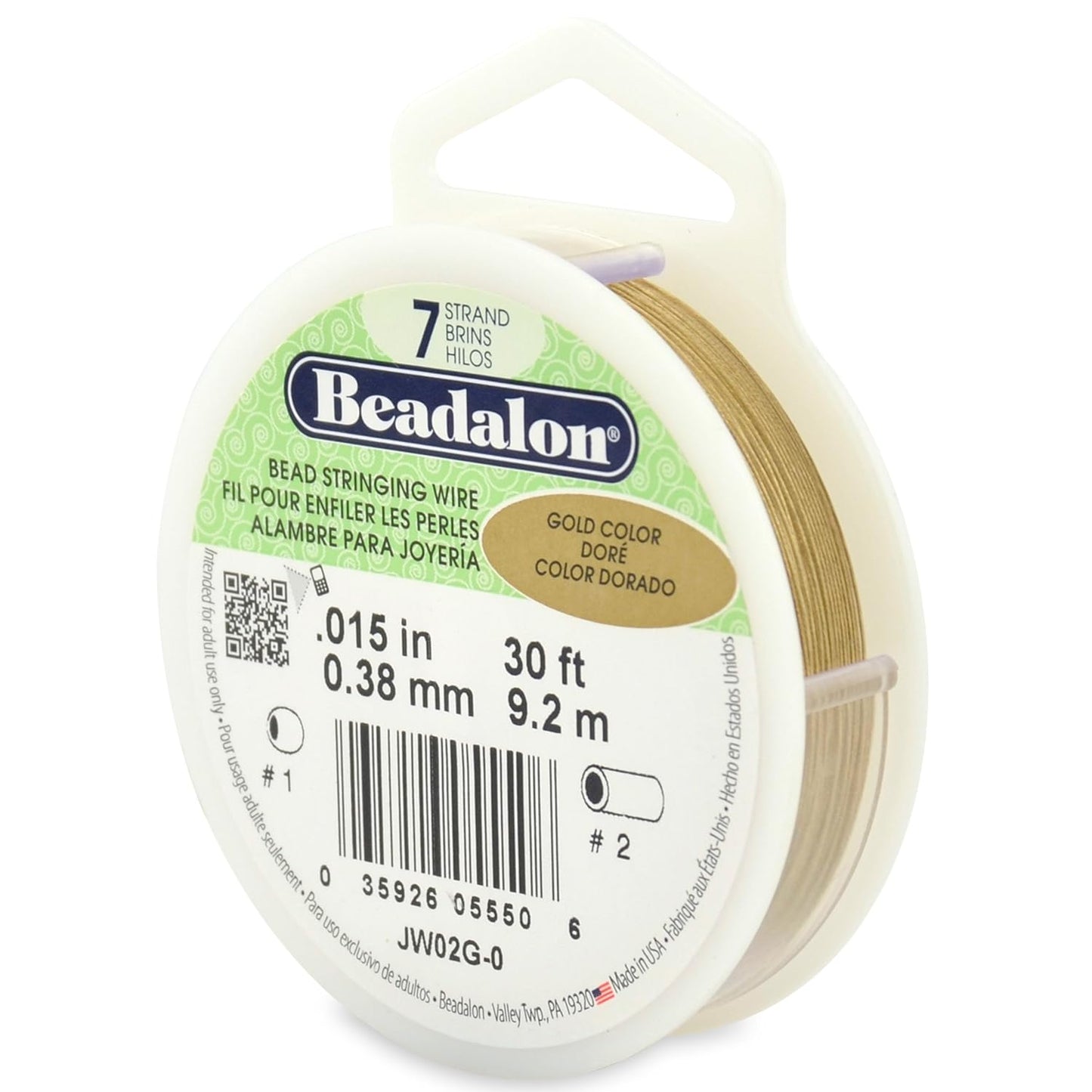 7 Strand Beadalon Stringing Wire, 30 ft / 9.2 m