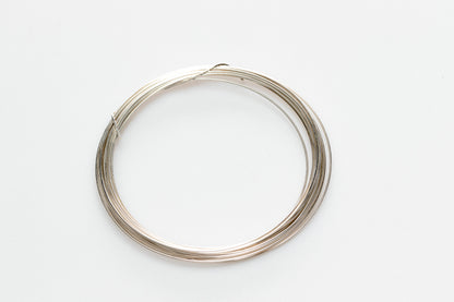 925 Sterling Silver wire Half Hard Round