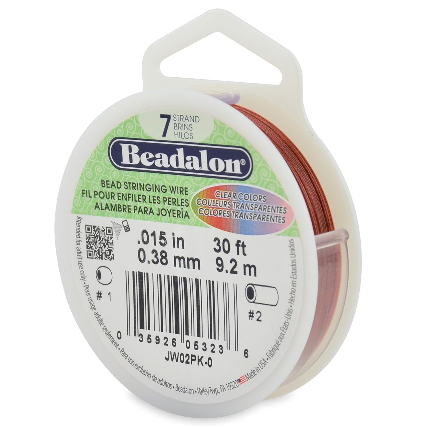 7 Strand Beadalon Stringing Wire, 30 ft / 9.2 m