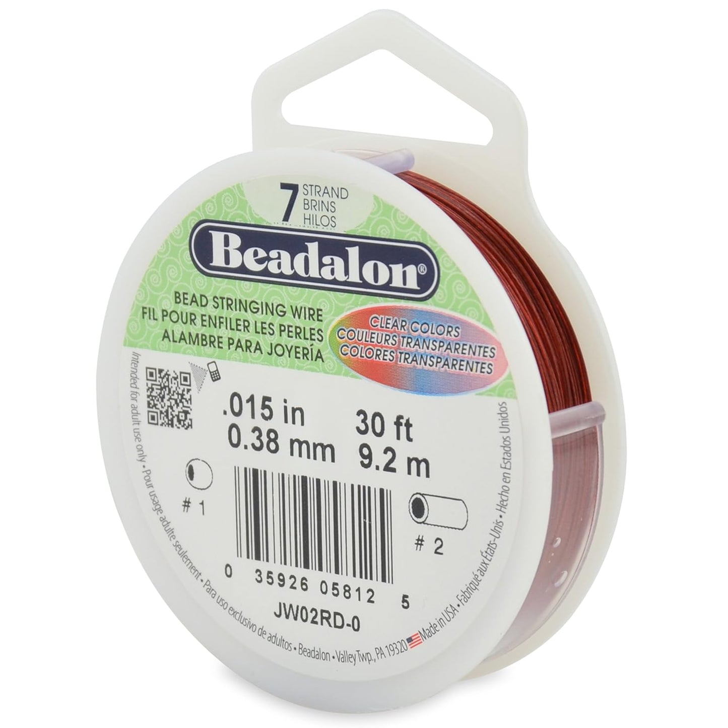 7 Strand Beadalon Stringing Wire, 30 ft / 9.2 m