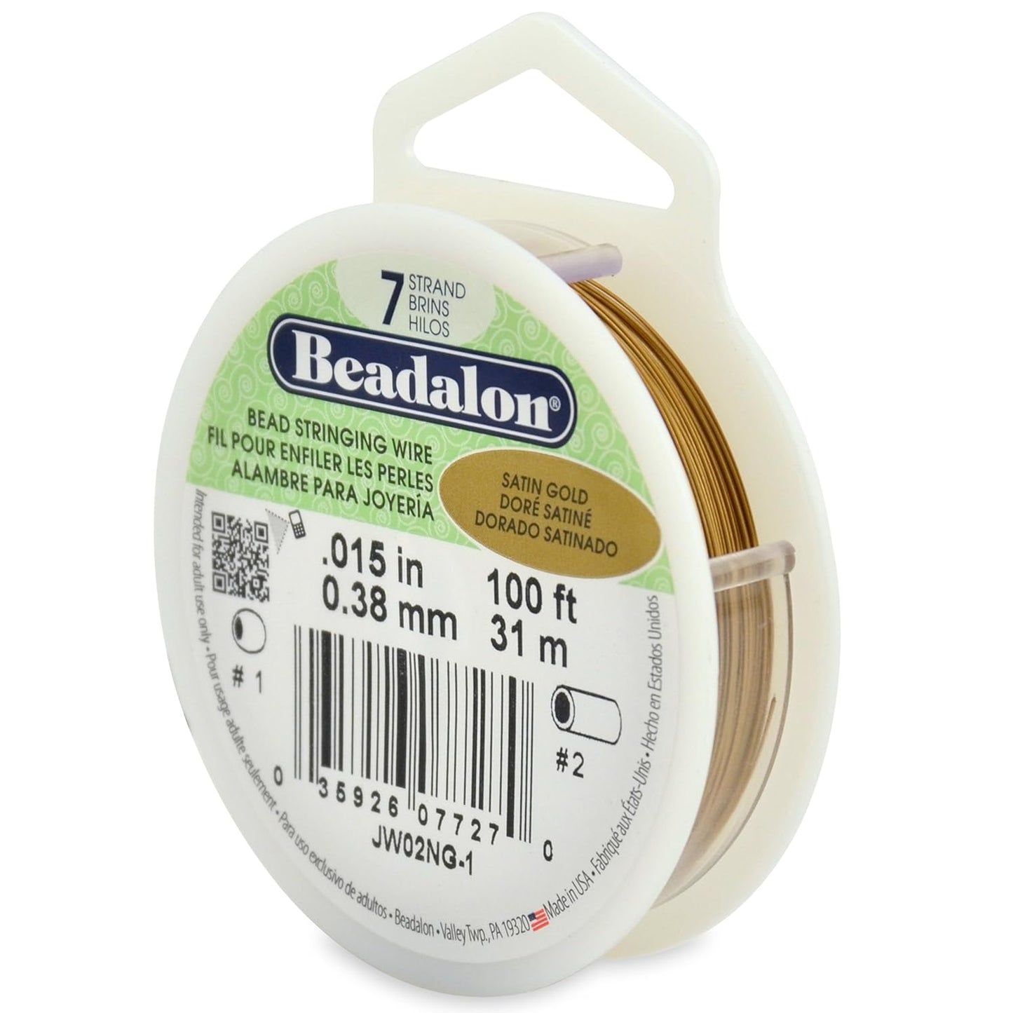 7 Strand Beadalon Stringing Wire, 100 ft / 31 m