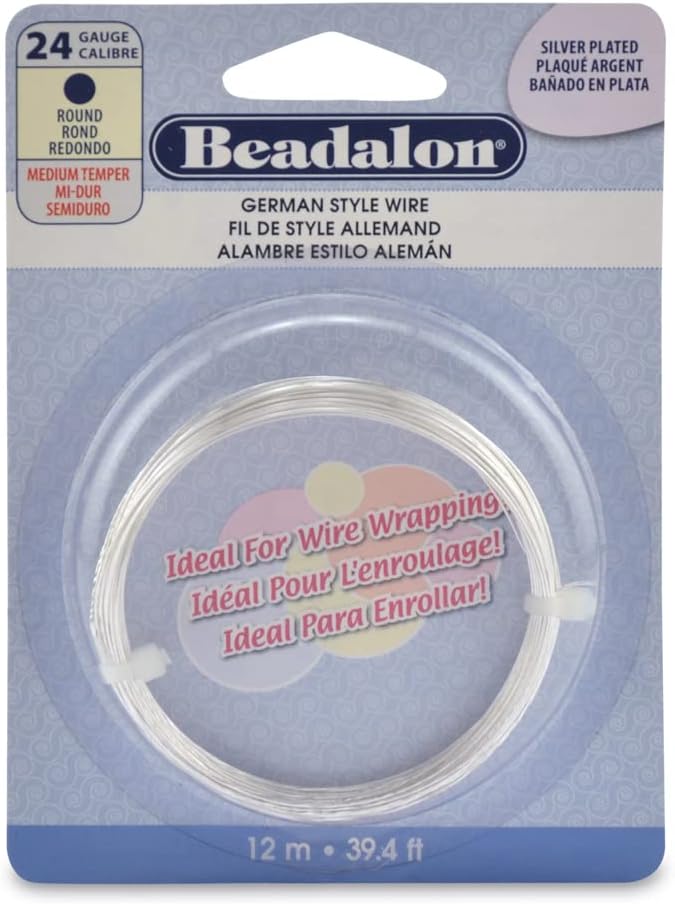 Beadalon German Style Wire for Jewelry Making, Round