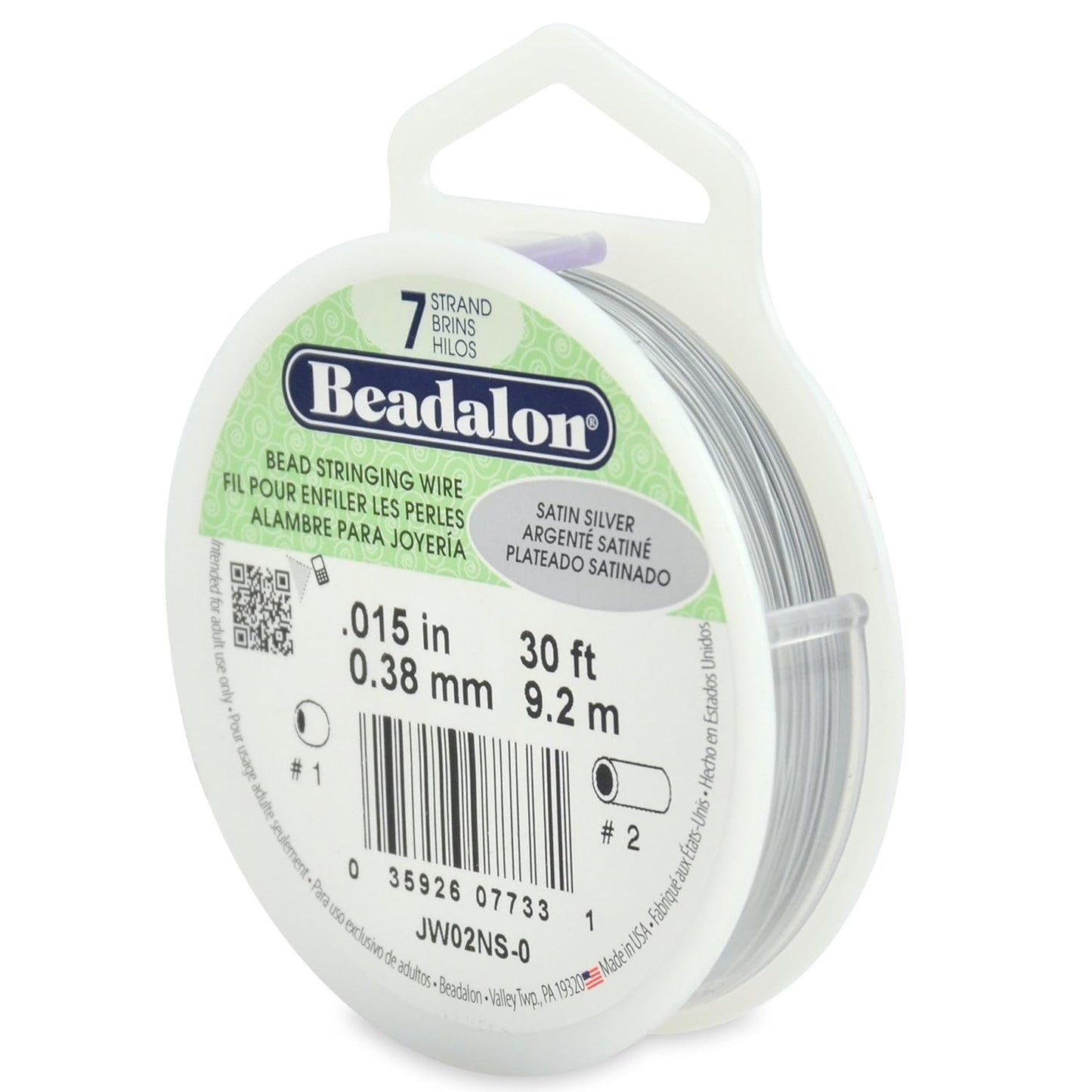 7 Strand Beadalon Stringing Wire, 30 ft / 9.2 m