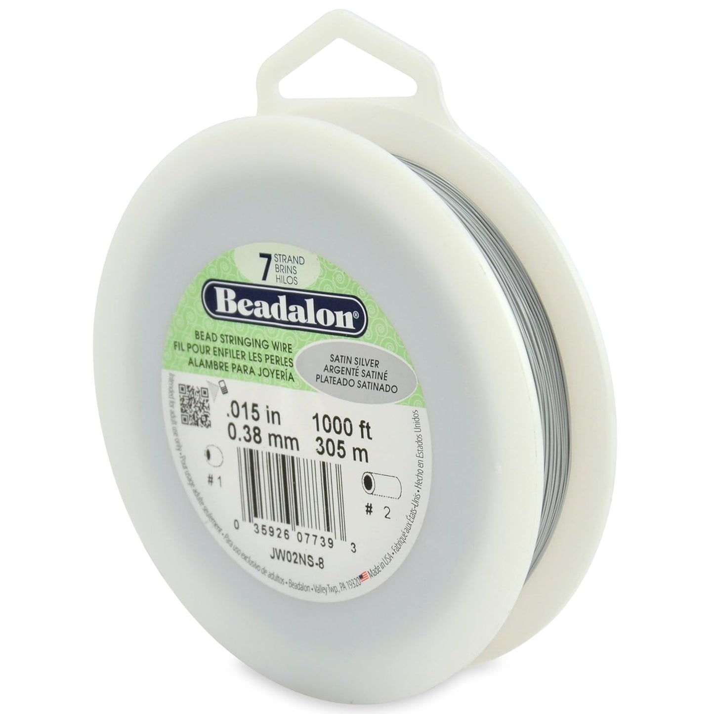 7 Strand Beadalon Stringing Wire, 1000 ft / 305 m