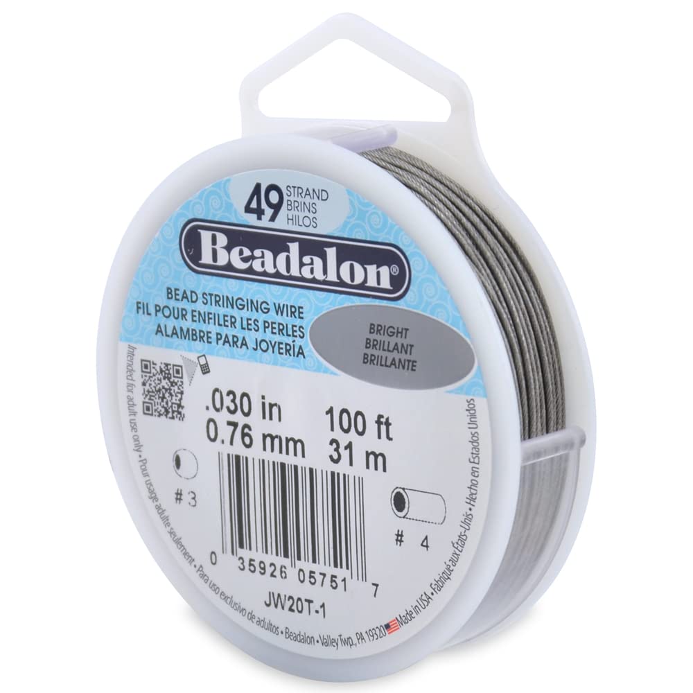 Beadalon 49 Strand Stainless Steel Bead Stringing Wire