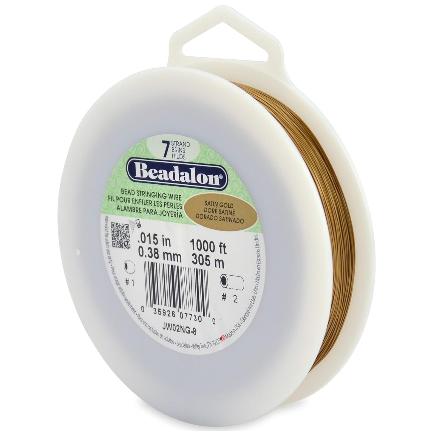 7 Strand Beadalon Stringing Wire, 1000 ft / 305 m