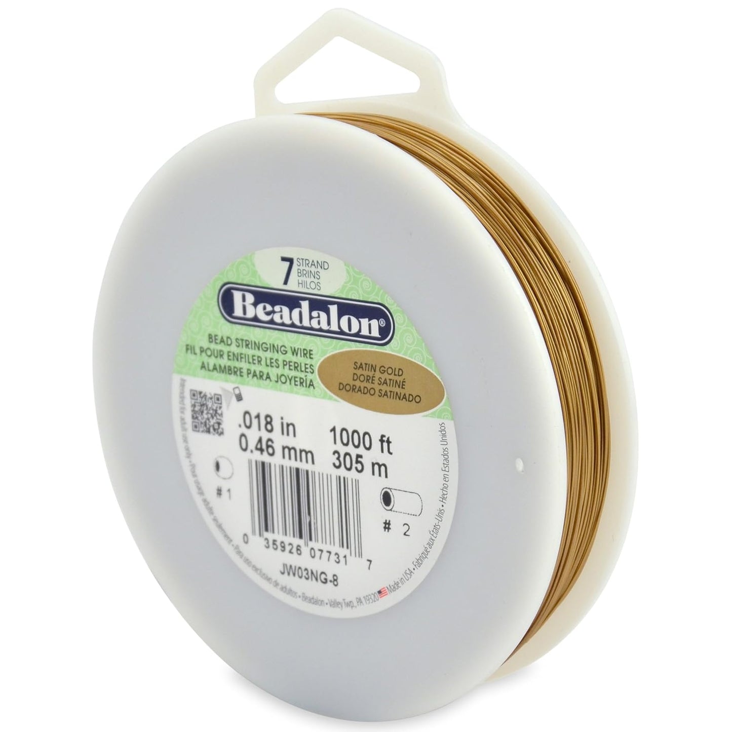 7 Strand Beadalon Stringing Wire, 1000 ft / 305 m