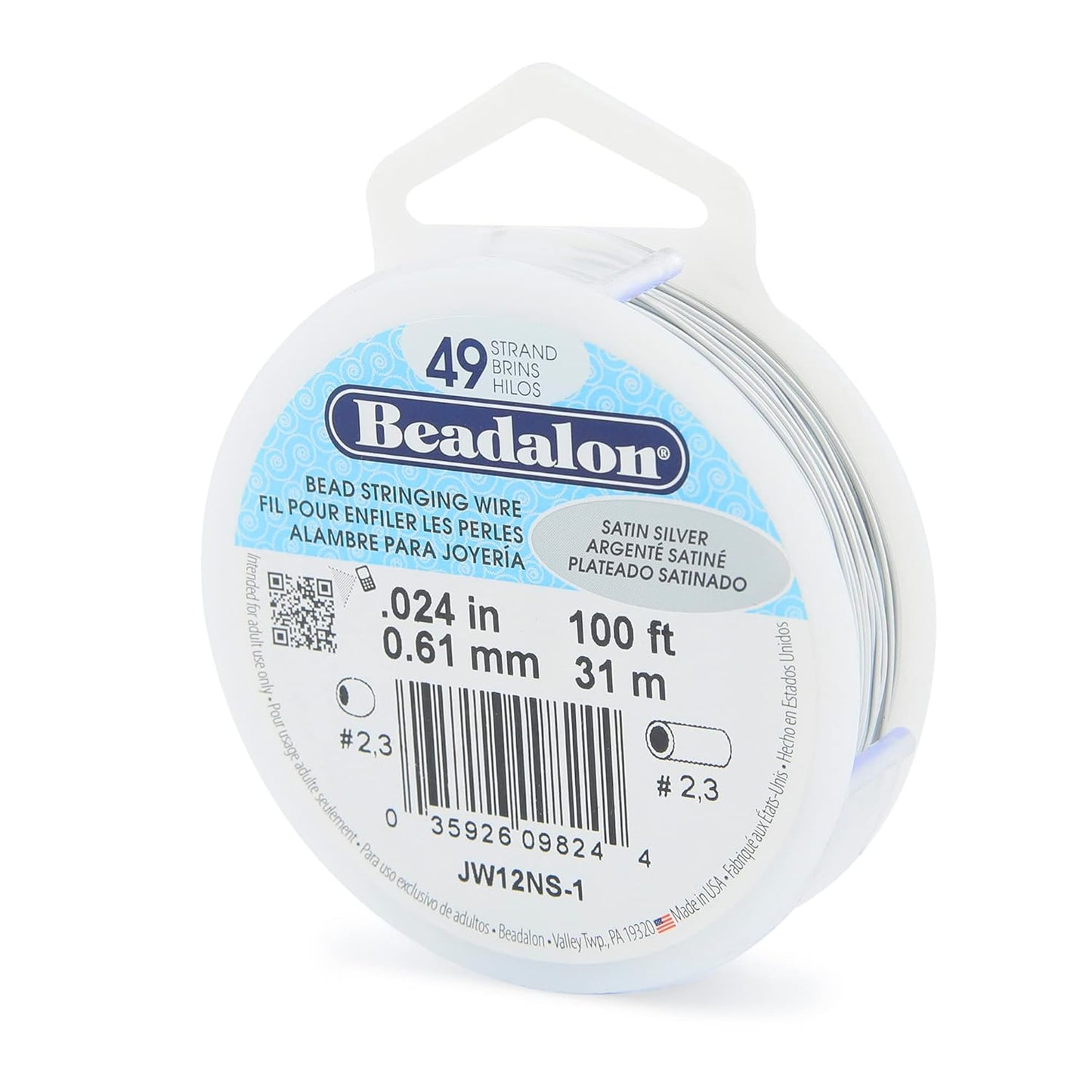 Beadalon 49 Strand Stainless Steel Bead Stringing Wire