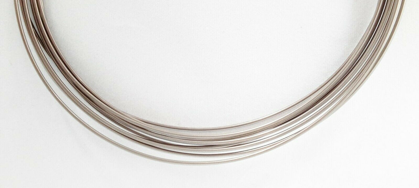 Niobium Wire Soft Round Gray 16 18 20 22 28 Gauge Coil