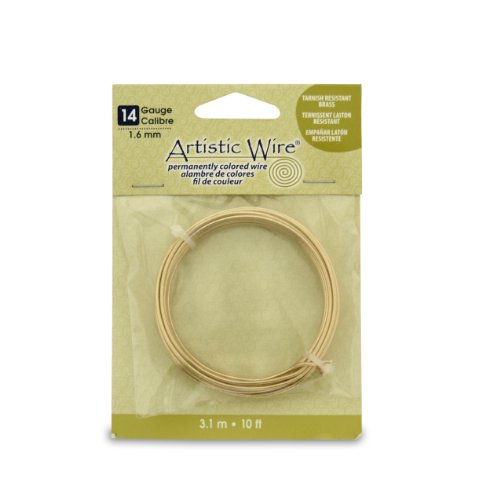 Artistic Wire Tarnish Resistant Brass