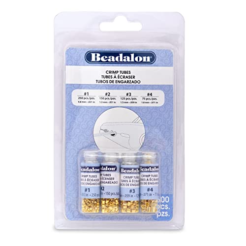 Beadalon Crimp Tube Assorted Sizes Variety Pack