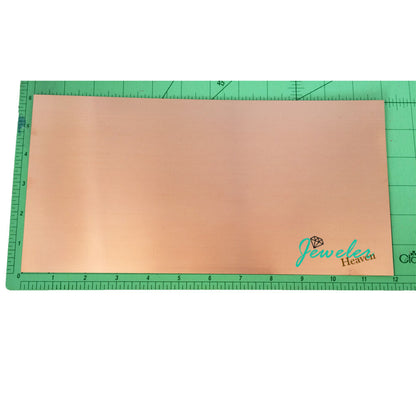 6" x 12" Pure Copper Sheet Plate 99.9% 14 16 18 20 22 24 26 28 30 32 34 Gauge