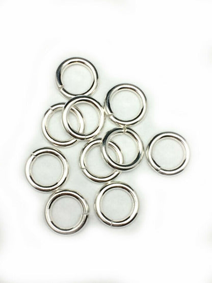 12 Gauge 925 Sterling Silver Open Jump Ring Round Inside dimension 6.0 - 13.0 mm