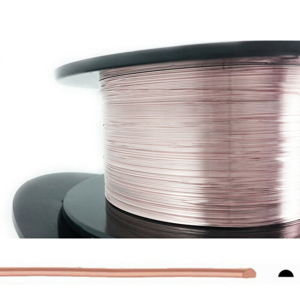 14/20 Pink/Rose Gold Filled Wire Dead Soft Half Round