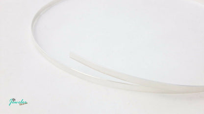 925 Sterling Silver Bezel Strip Wire 16 24 28 Gauge 1/2" 3/8" 1/4" 3/16" 1/8"