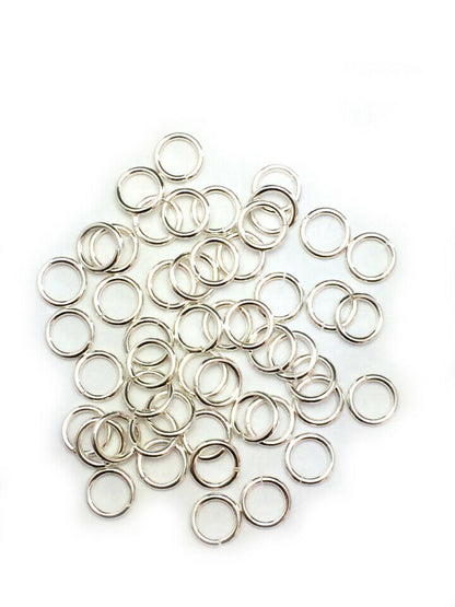 20 Gauge 925 Sterling Silver Open Jump Ring Round Inside dimension 1.6 - 8.5 mm