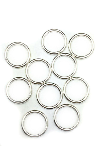 16 Gauge 925 Sterling Silver Open Jump Ring Round Inside dimension 3.2 - 13.0 mm