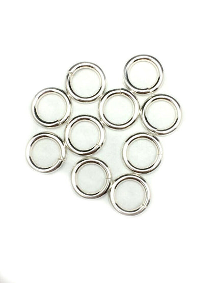 14 Gauge 925 Sterling Silver Open Jump Ring Round Inside dimension 3.5 - 13.0 mm