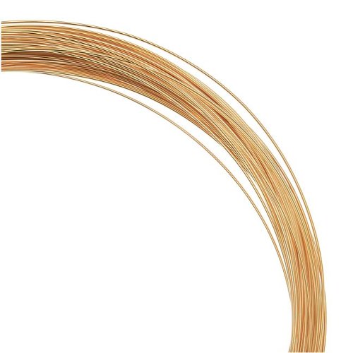 1 Ounce (52 Ft) Gold Filled Wire 24 Gauge -Round-Half Hard