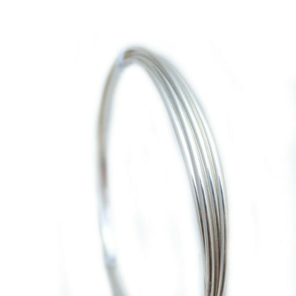 935 Argentium Silver wire Dead Soft Half Round